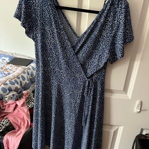 Kaileigh Faux Wrap Knit Dress